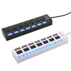 USB Hub 2.0 7 Ports with buttons price in Pakistan