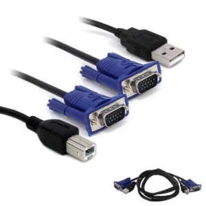 KVM Printer USB VGA cable combine price in pakistan