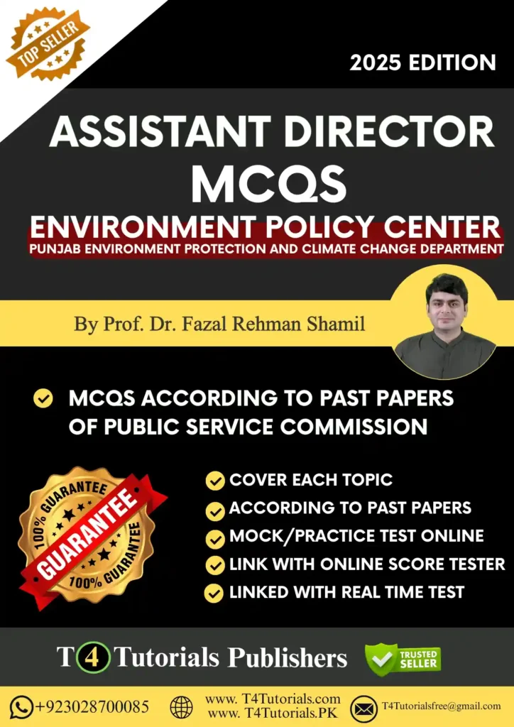 Best Book for PUNJAB ENVIRONMENT PROTECTION AND CLIMATE CHANGE DEPARTMENT